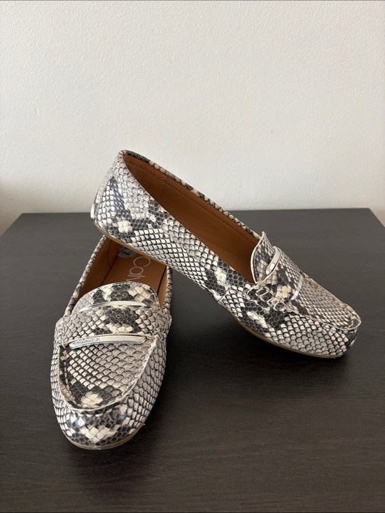 Shoes - Women’s Calvin Klein Snake-Print Loafers - Size 7.5